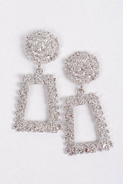 House Bling Earrings - Silver - House of Glare