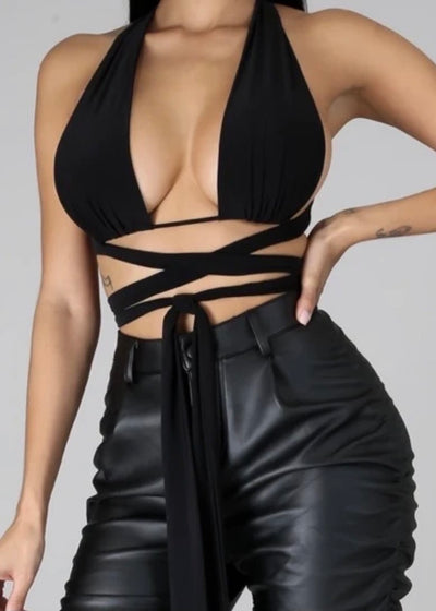 Tie Me Up Crop Top - House of Glare